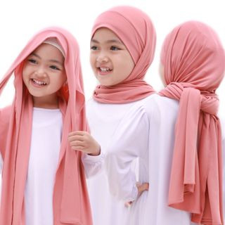 ฮิญาบทันที / PASHMINA MALAY / 140X42 ซม. / ประมาณ 3-6 ปี / ฮิญาบเด็ก / ฮิญาบเด็ก / ฮิญาบอิสนัน