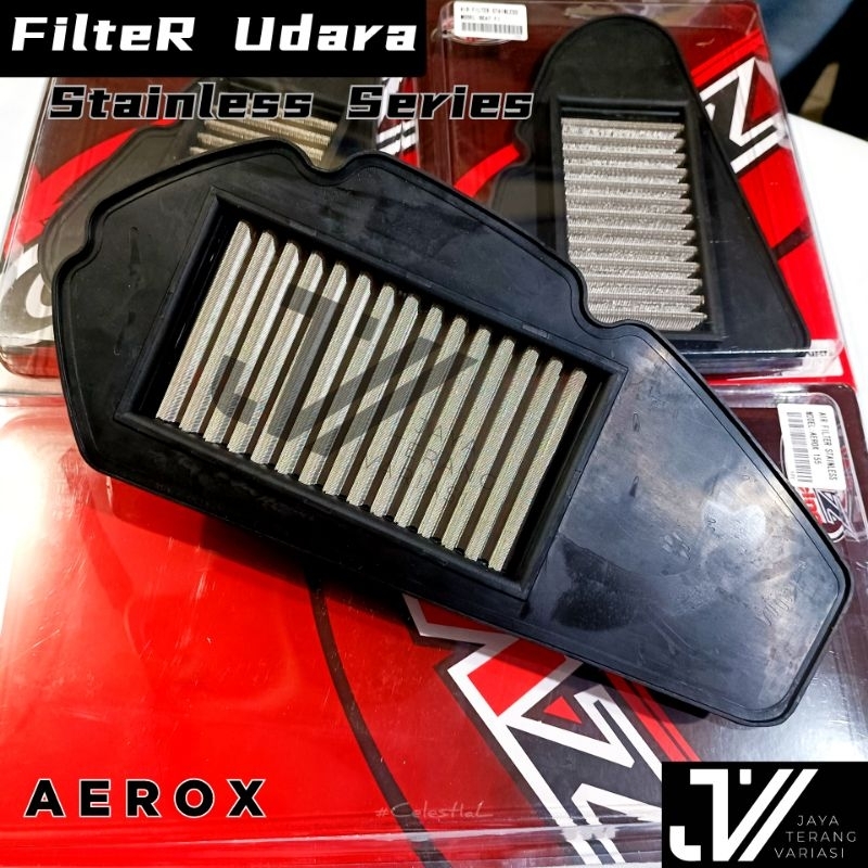 CMZ RACING AEROX 155 ไส้กรองอากาศสแตนเลส / CMZ 45 ไส้กรองอากาศสแตนเลส MICRON