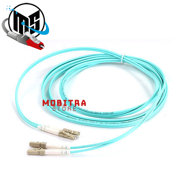 OM3 Duplex LC- LC สายแพทช์/OM3 Fiber Optic PatchCord 20M
