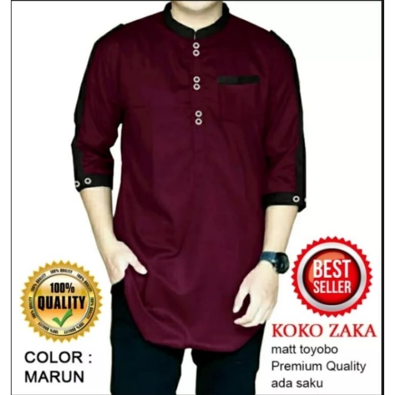 PREMIUM MATERIAL / เสื้อ Zaka Koko Kurta ใหม่ล่าสุด