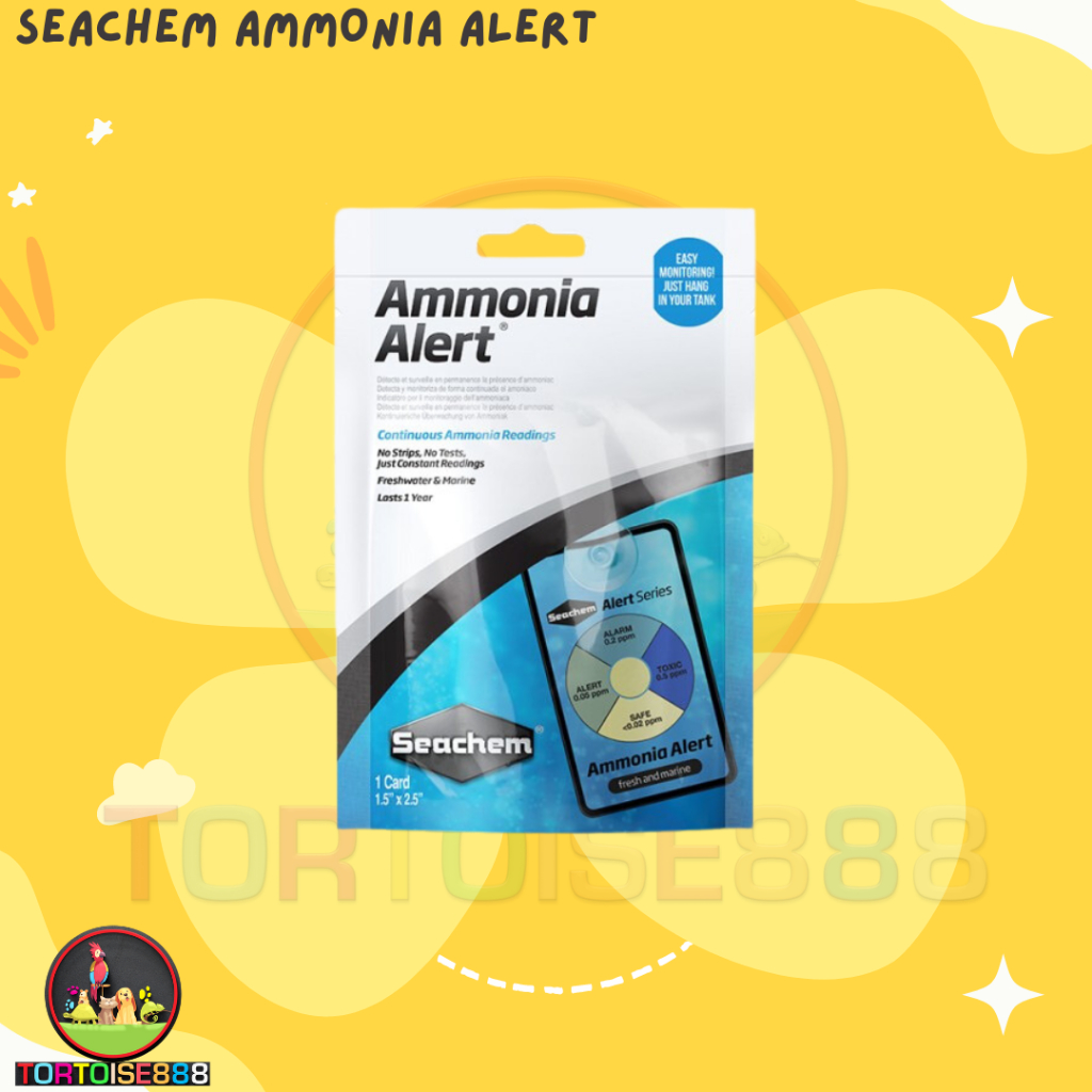 SEACHEM Ammonia Alert Aquarium ปลาแอมโมเนียเนื้อหาเครื่องมือทดสอบ