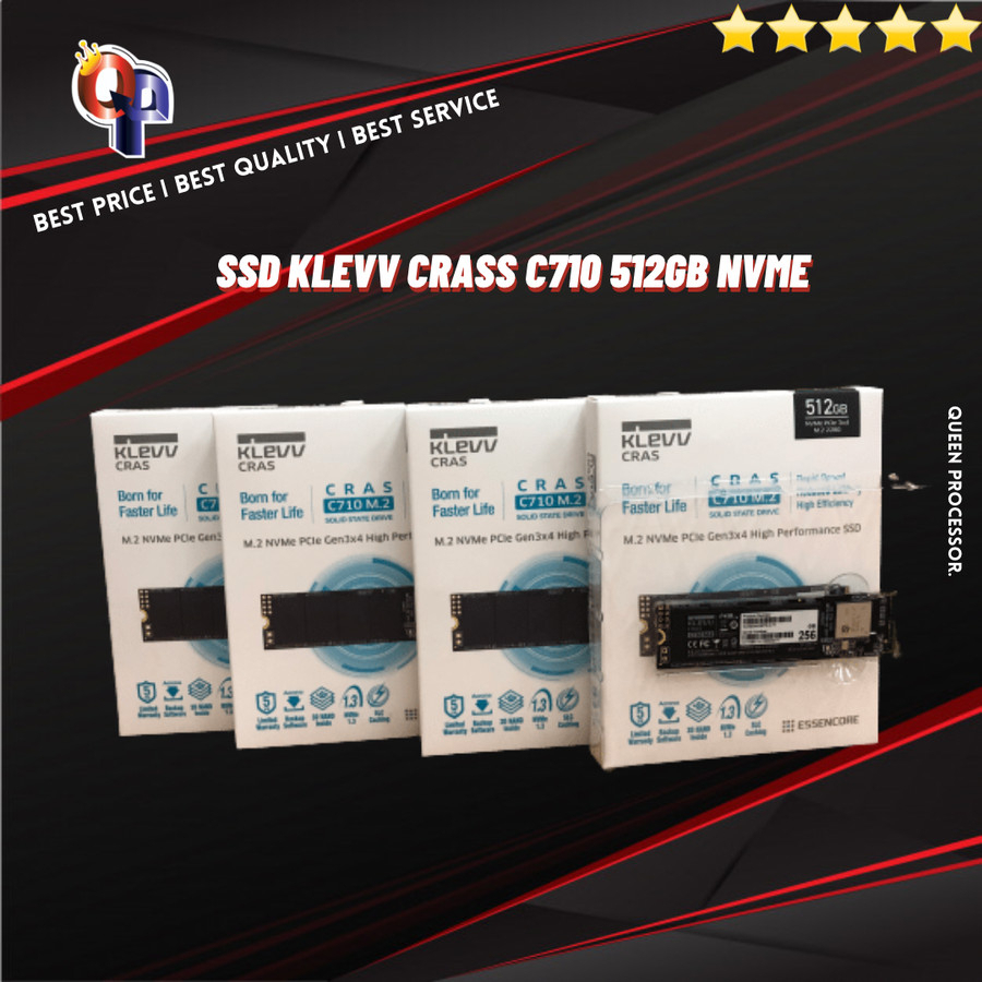 KLEVV CRAS C710 512GB SSD M.2 2280 NVME PCLE GEN 3 X4 รับประกัน 5 ปี