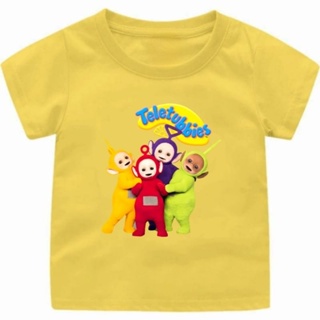 เสื้อยืด พิมพ์ลาย TELETUBIES สําหรับเด็กอายุ 1-12 ปี