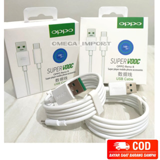 (OM) Kd สายเคเบิ้ล OPPO RENO 8 SUPER VOOC MICRO &amp; Type C ของแท้ 100%