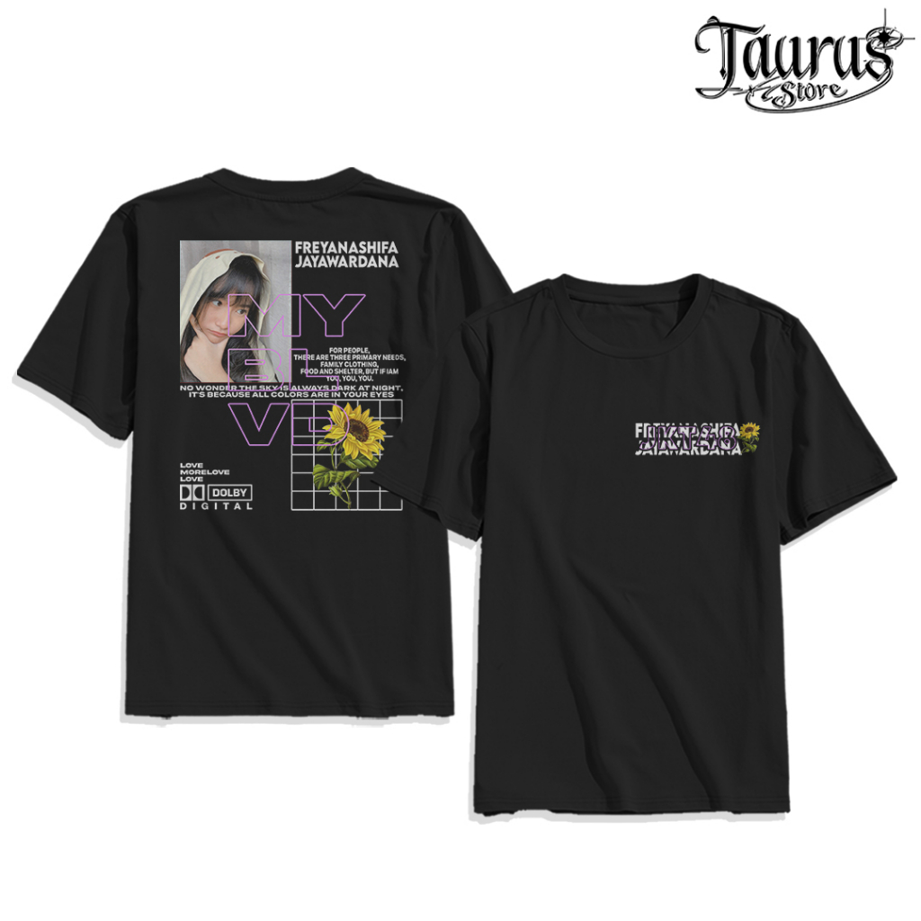 เสื้อยืด พิมพ์ลาย Freya JKT48 NEW ERA FREYANA JAWARDANA - DISTRO MEMBER -JKT 48