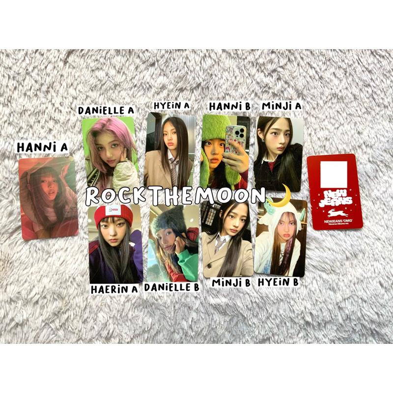 PC NEW JEANS "OMG" - WEVERSE ALBUMS VER. [PC NJ] NEWJEANS DANIEL MINJI HYEIN HAERIN HANI HANI WVRS A