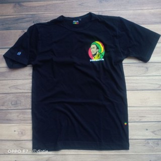 เสื้อยืด พิมพ์ลาย Bob Marley reggae ขนาดใหญ่