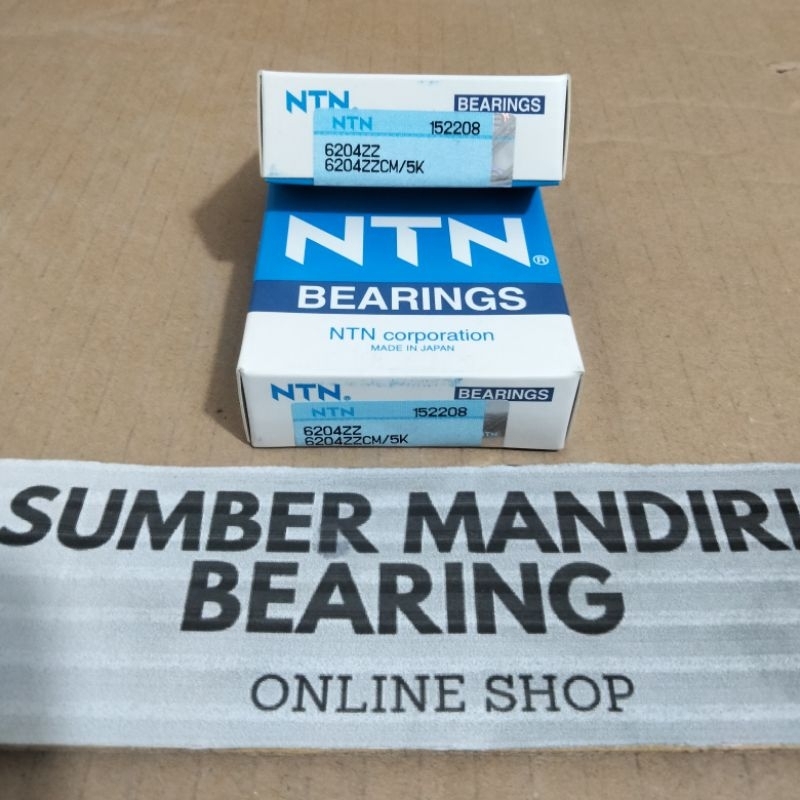 แบริ่ง 6204 ZZ NTN**