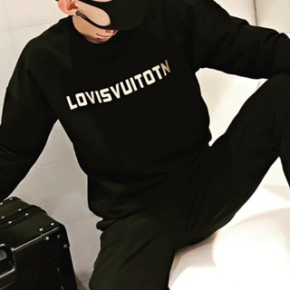 เสื้อกันหนาว เสื้อฮู้ดดี้ LOVIS BASIC SWEATER CS FLEECE SIZE M L XL XXL สไตล์เกาหลี สําหรับผู้ชาย