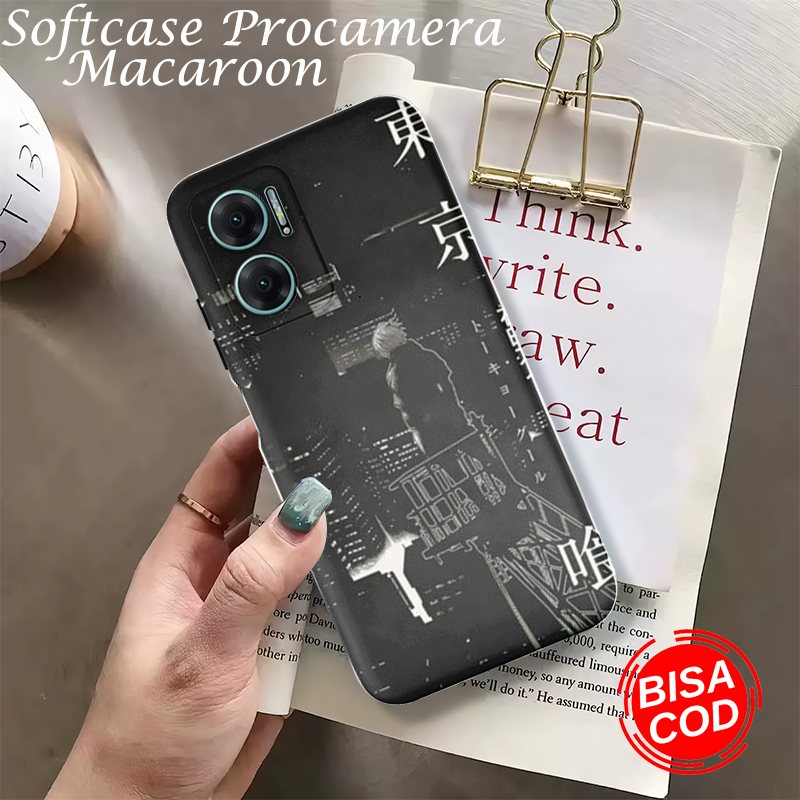 เคส-Xiaomi-Redmi-10-5G-Latest-Motif-Paint-Liquid-Procamera-Color-Macaron-Softcase-Back-Protector-Hp-