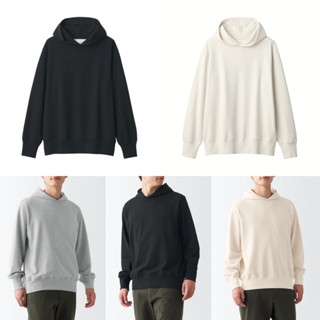 Muji เสื้อกันหนาว มีฮู้ด แบบสวมหัว