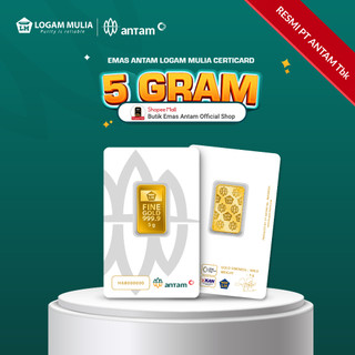 Emas ANTAM Logam Mulia Certicard - 5 gr