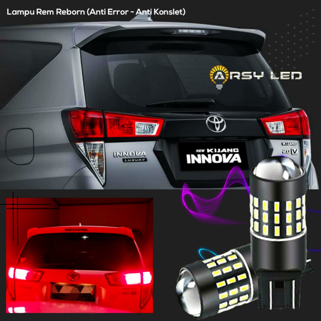MATA ARSY ไฟเบรค LED Innova Reborn - Freed T20 54 Eyes Normal Light SuperBright
