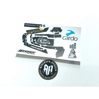 สติกเกอร์ Kiyonari BLACK PT - STICKER DECAL SKINCOVER GARSKIN CARDO PACKTALK BOLD