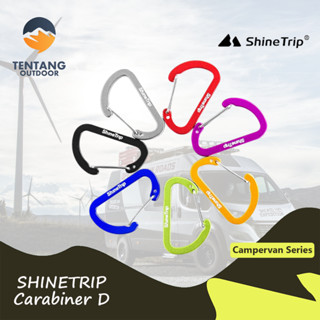 พวงกุญแจคาราบิเนอร์ D-Type SHINETRIP สําหรับกลางแจ้ง