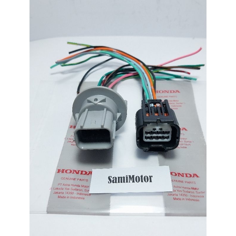 เบ้าไฟหน้า headlemp socket 8 pin vario 125 led vario 150 led เดิม