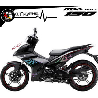 สติกเกอร์ ลาย MX KING 150CC STICKER MX KING EXCITER STICKER HOT WHEELS สําหรับติดตกแต่งรถจักรยานยนต์ น่าตื่นเต้น