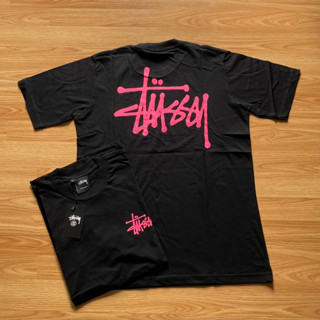 เสื้อยืด Stussy สีชมพูพื้น