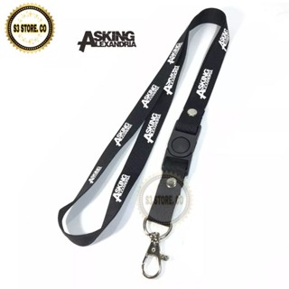 Alexandria สายคล้องคอ LANYARD | เชือกเส้นเล็ก ID ที่แขวนบัตร พวงกุญแจ ที่แขวนโทรศัพท์มือถือ