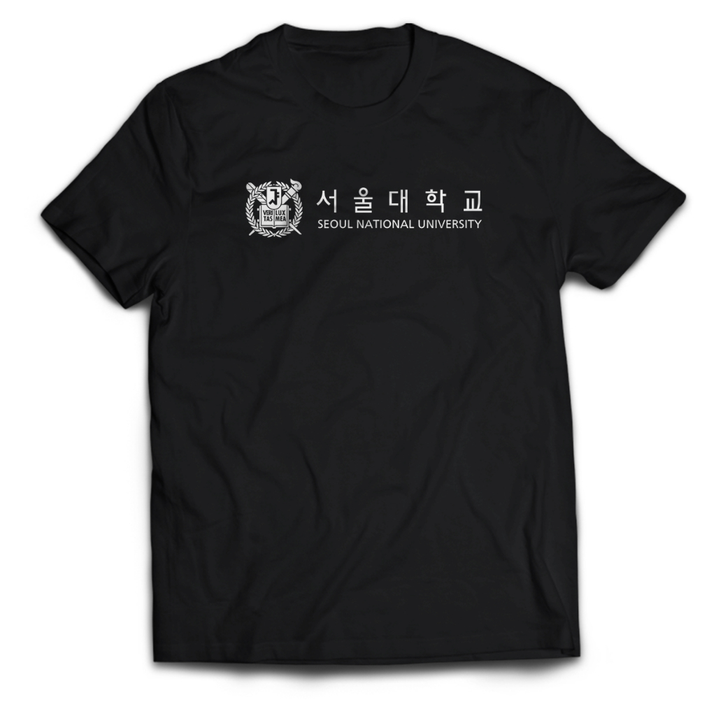 Seoul NATIONAL UNIVERSITY เสื้อยืดผู้ชายผู้ใหญ่ Unisex Top Wear เสื้อ