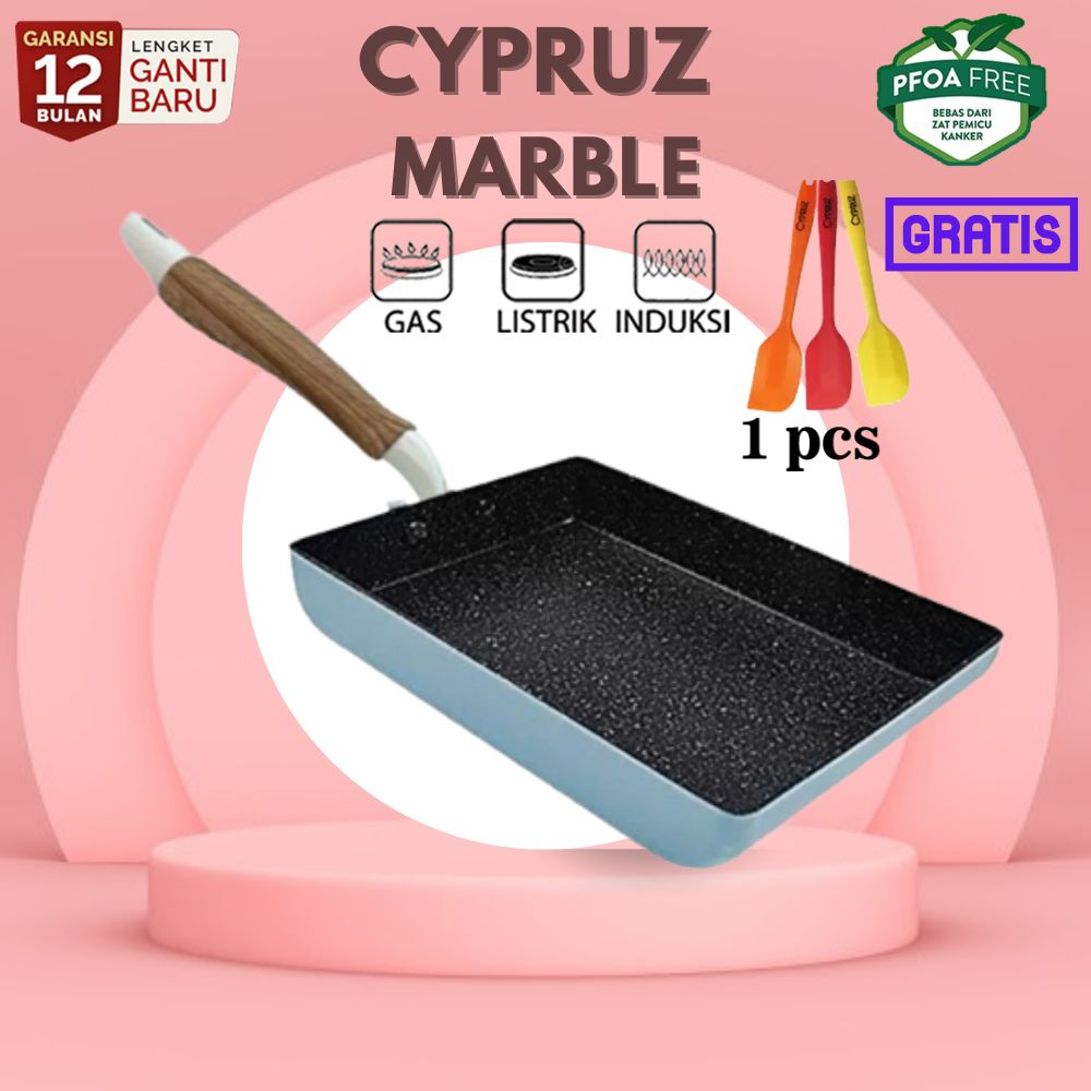 Cypruz กระทะทอด กระทะไข่เจียวทามาโกะยากิ กระทะ Omlet Box FP 0735