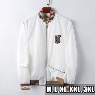 เสื้อแจ็กเก็ตแบรนด์เนม สีขาว BBERRIY 8102mws