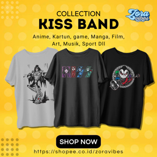 เสื้อยืด พิมพ์ลายวงดนตรี | เสื้อเชิ้ต ลาย Kiss | เสื้อยืด พิมพ์ลาย DISTRO ROCK Music UNISEX สําหรับผู้ชาย ผู้หญิง