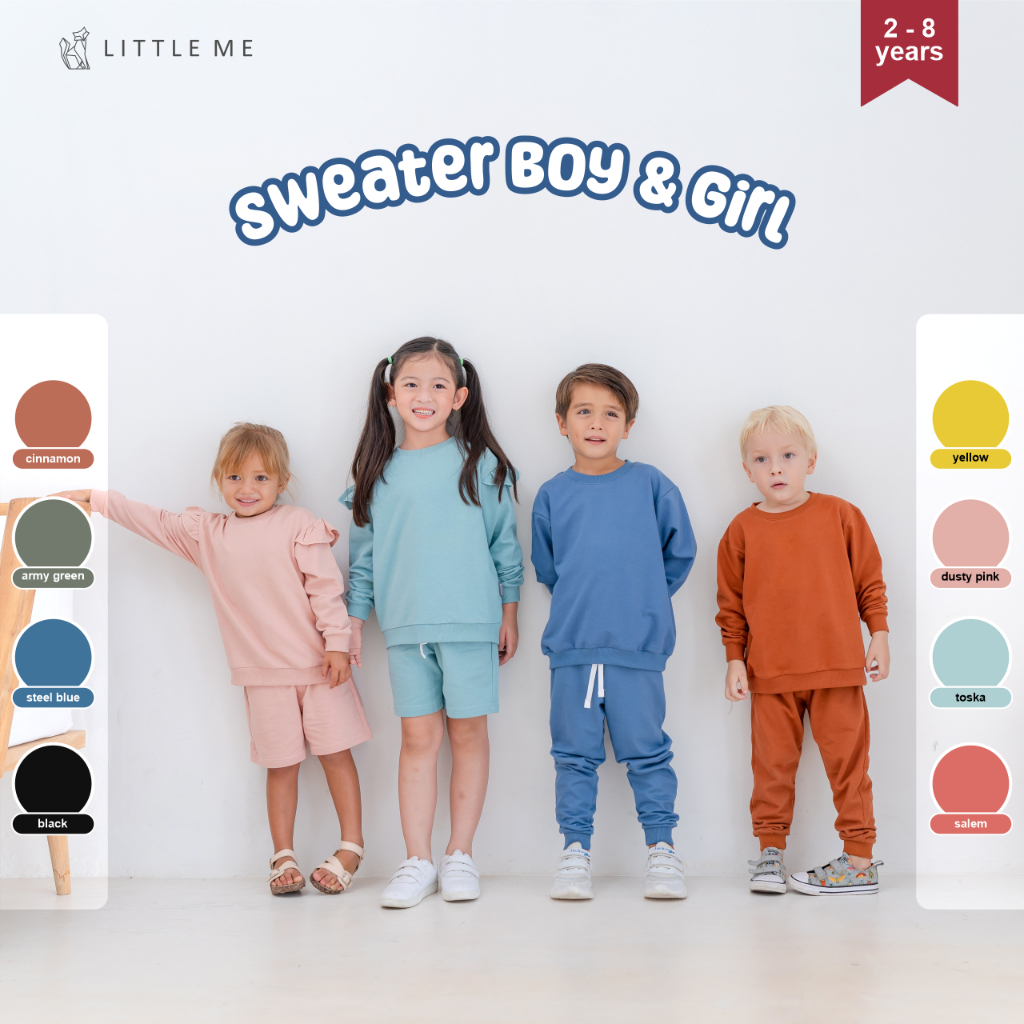 Little Me - Kids Sweater/Girls & Boys Sweater/Kids Sweater/Boys & Girl Sweater
