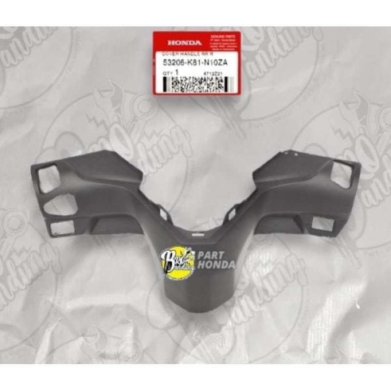 53206-K81-N10ZA ฝาครอบด้านหลัง Speedometer Beat Eco K81 2016 - 2019 ISS Idling หยุด