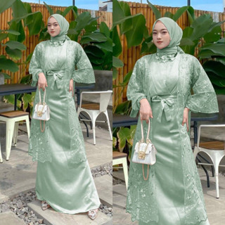 Maxi 2in1 ชุดเสื้อเบลเซอร์ด้านนอก MAXI/GAMIS SET/GAMIS SET สวยงาม