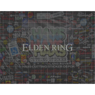 สติกเกอร์ตัด Elden Ring ขนาด 8 ซม. สําหรับรถจักรยานยนต์ รถยนต์