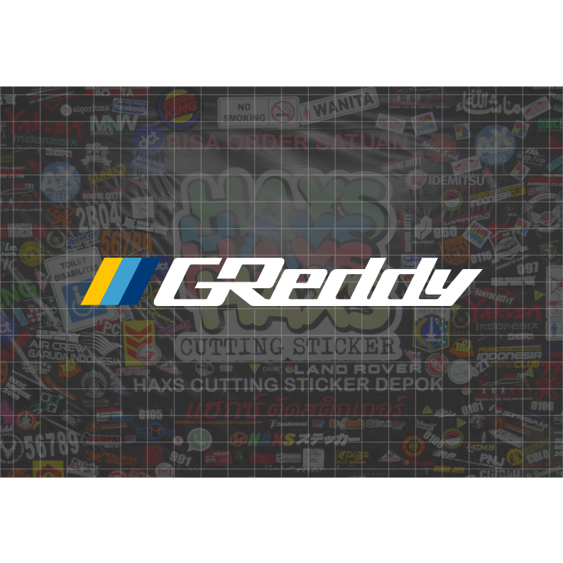 GReddy สติ๊กเกอร์ตัดขนาด 15 ซม. สําหรับรถจักรยานยนต์