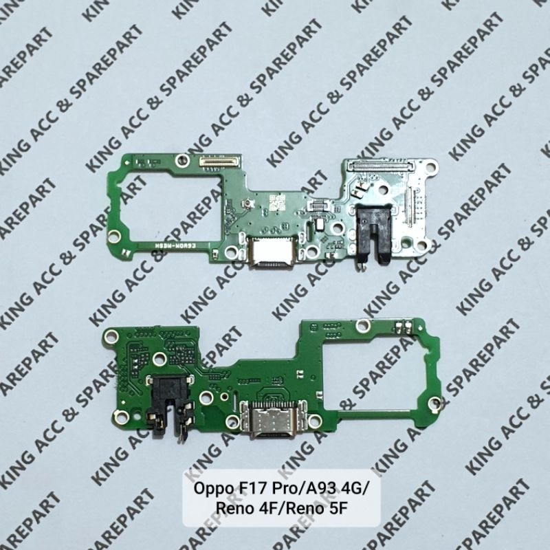 FLEXIBLE FLEXIBLE OPPO F17 PRO A93 4G RENO 4F CONNECTOR TC CAS CHARGER HF MIC