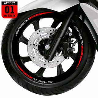 สติกเกอร์โลหะ สําหรับ Honda Spacy Rim Variation Pelk ARS01