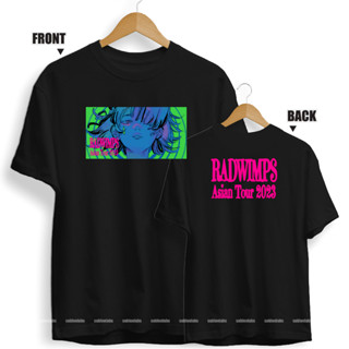 เสื้อยืดพรีเมี่ยม พิมพ์ลายคอนเสิร์ต Radwimps ASIA TOUR 2023