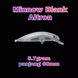 เหยื่อล่อเปล่า ULTRA LIGHT MINNOW MINOW SINKING ex - Altron 5.7 GRAM 5 ซม.