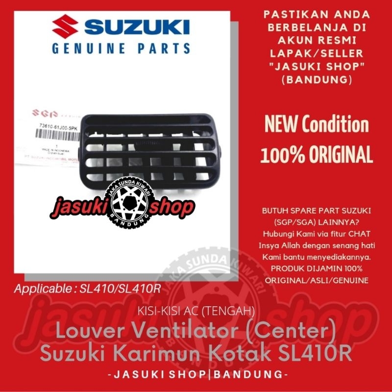 Suzuki Karimun Central AC Vent Grille กล่อง SGP SL410R ดั้งเดิมดั้งเดิม