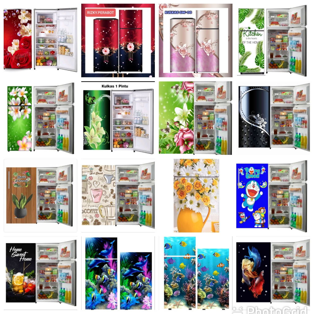 วัดสติ๊กเกอร์ตู้เย็น 1 ประตู 60x120ซม