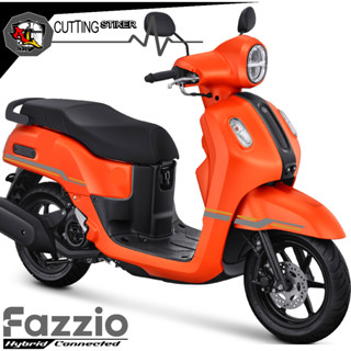 Scf.274/ สติกเกอร์ตัดสาย แบบเรียบง่าย 2 สี สําหรับตกแต่งรถจักรยานยนต์