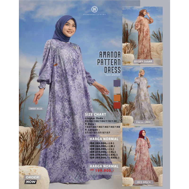 // AMANDA PTTERN NADHEERA LUXURY DRESS // NEWEST GAMIS // TEENAGE GAMIS // LATEST WOMENS CLOTHES
