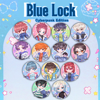 หมุดปุ่มกด Bluelock Cyberpunk โดย onintwin / Pocket Mirror Bluelock