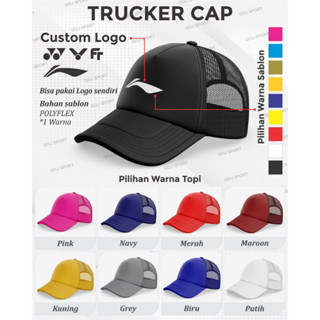 หมวกแบดมินตัน ลายโลโก้ TRUCKER แบบกําหนดเอง