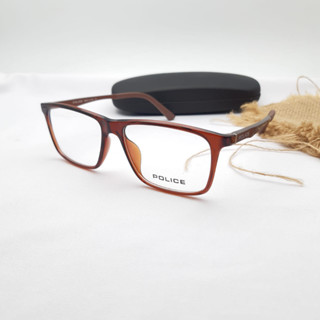 ใหม่ POLICE 048-142 ของแท้ SERIES BROWN ขนาด 53-18-142 ครบชุด