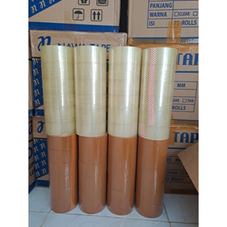 เทปใส สีน้ําตาล CIN TAPE 45 มม. x 100 หลา 45 มม. x 100 หลา 45 มม. 100 หลา