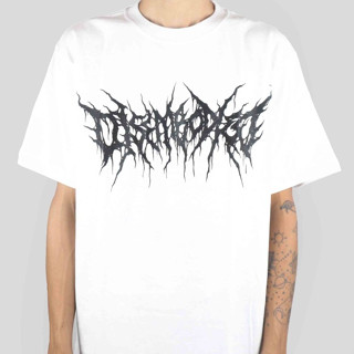 เสื้อยืด DISEMBODIED - โลโก้ EMBODIEMENT สีขาว