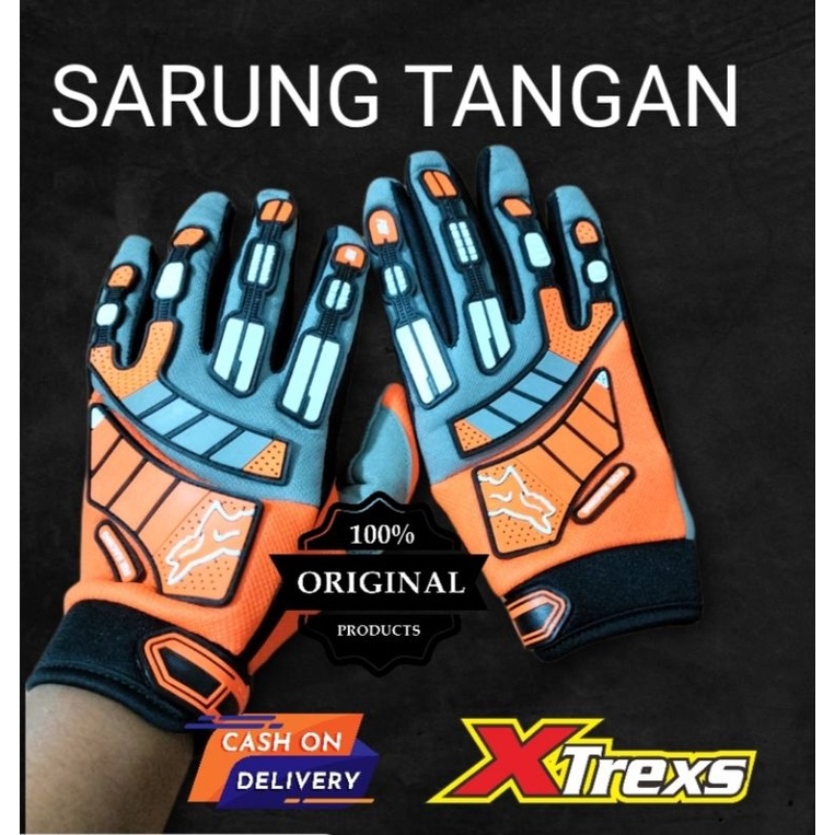 GLOVE MOTOR Cross / Trail x trexs Gloves ล่าสุด 2023 ferdilass