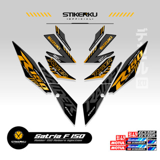 สติกเกอร์ลายทาง SATRIA FU 150 SIMPLE F150 SATRIA F150 2016-2022 STICKER STRIPING SATRIA FU R150 STOCK DECALS RIDER FI R150 SATRIA EDITION Stickerkudecall 16th MOTIF