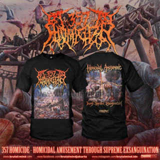 เสื้อยืด ลาย 357 HOMICIDE - Homicidal Amusement Through Supreme Exsanguination