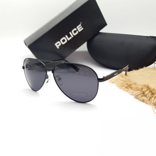 ใหม่ POLICE 1382 เลนส์โพลาไรซ์ สีดํา ของแท้ ขนาด 61-11-135