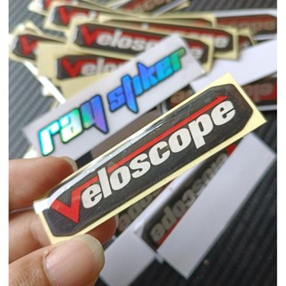 สติกเกอร์ลายนูน รูปสัญลักษณ์ VELOSCOPE 3 มิติ